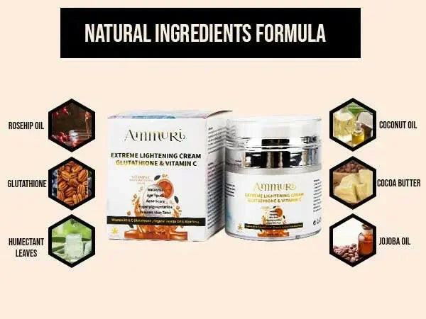 Crema hidratante iluminadora Ammuri – Para rostro, cuerpo y zonas sensibles (50 g)