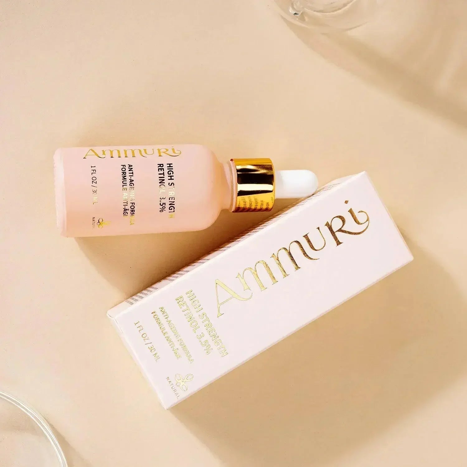 Ammuri Skincare Sérum facial antienvejecimiento - Retinol de alto volumen al 3,5 %