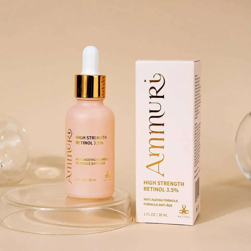 Ammuri Skincare Sérum facial antienvejecimiento - Retinol de alto volumen al 3,5 %