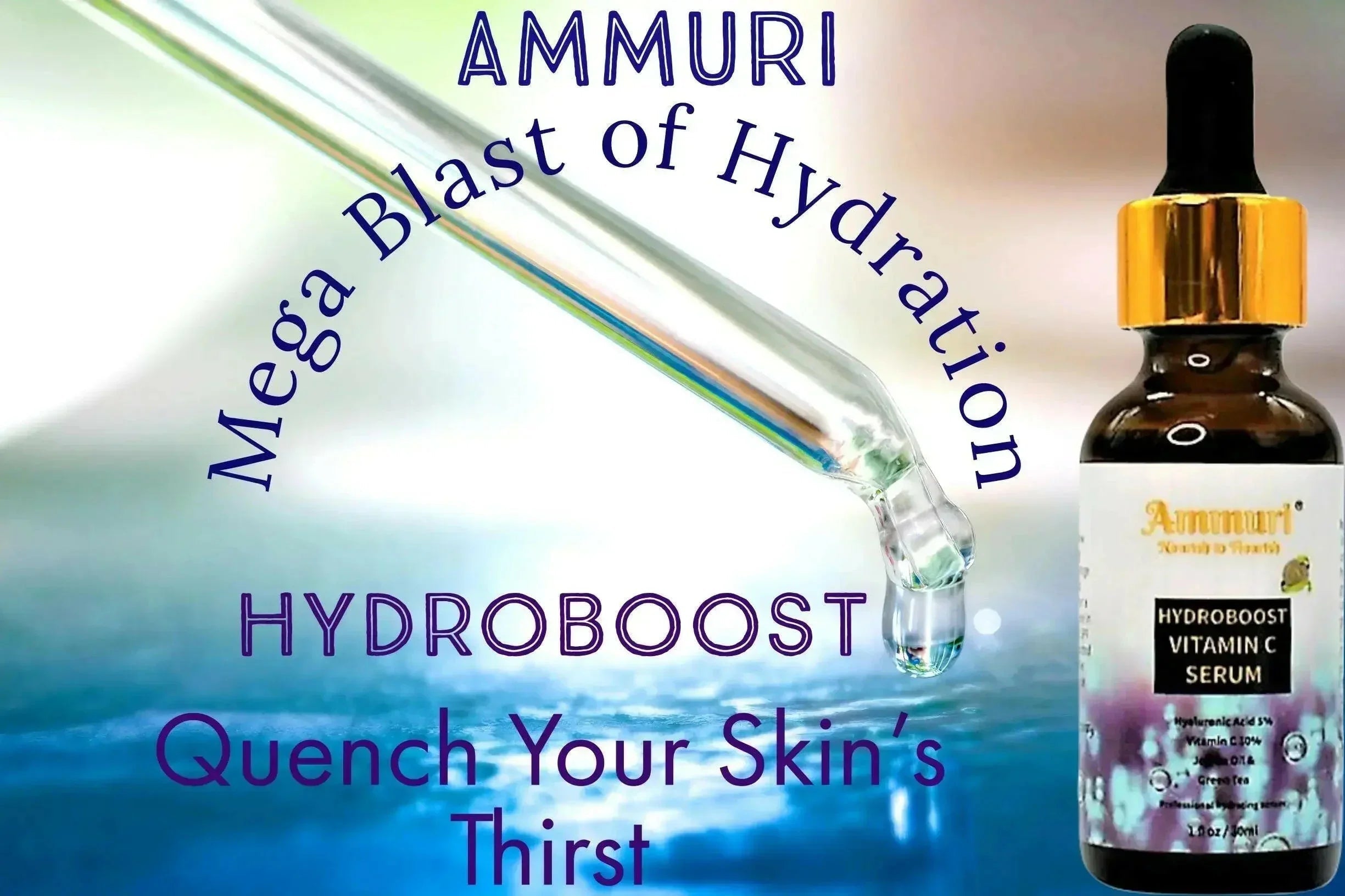 Suero antienvejecimiento Ammuri Hydroboost con vitamina C